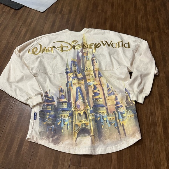 Walt Disney World Large 50th Anniversary Cinderella Castle Spirit Jersey size XS - Picture 3 of 5